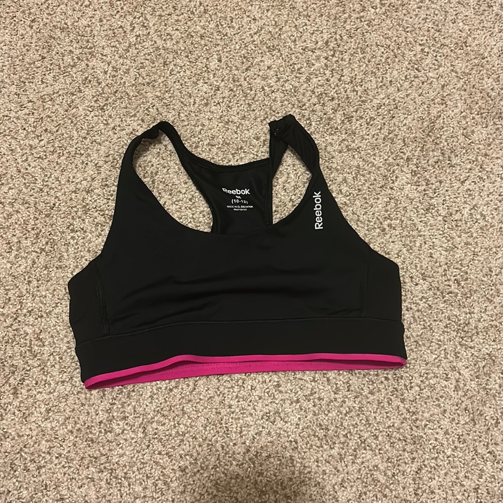 reebok sports bra w no pads